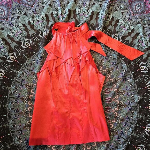 Karen Millen Hot Pink Silk Blouse - Picture 1 of 7